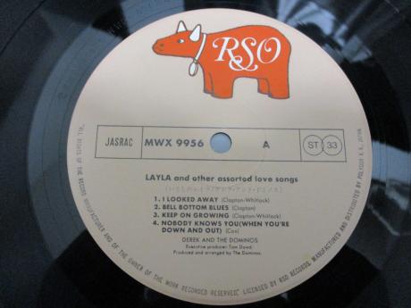 Derek and Dominos Layla Japan Rare 2LP YELLOW OBI