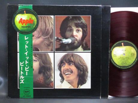 Beatles Let It Be Japan LTD BOX SET LP OBI BOOKLET RED WAX