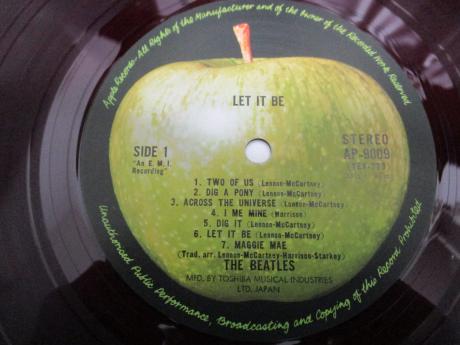 Beatles Let It Be Japan LTD BOX SET LP OBI BOOKLET RED WAX