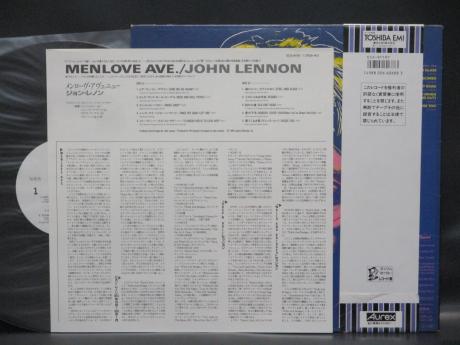 John Lennon Menlove Ave Japan Orig. PROMO LP OBI WHITE LABEL