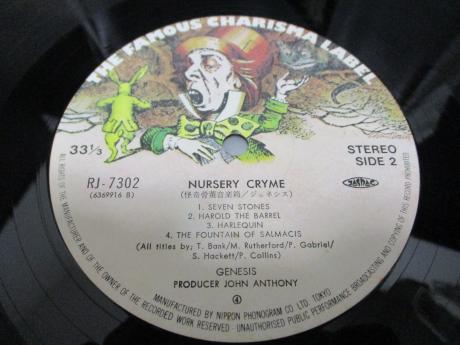 Genesis Nursery Cryme Japan Rare LP PURPLE OBI G/F