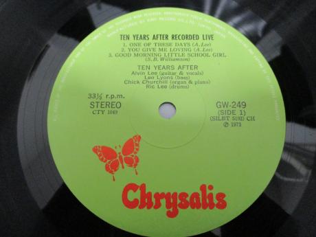 Ten Years After Recorded Live Japan Early Press 2LP OBI