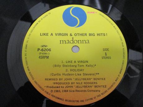 Madonna Like A Virgin & Other Big Hits Japan ONLY 4 Track 12” OBI SHRINK