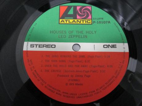 Led Zeppelin Houses of the Holy Japan Rare LP INSERT