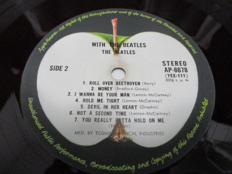 Beatles With the Japan Tour Only Apple 1st Press LP OBI DIF RED WAX