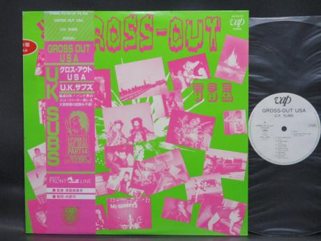 U.K. Subs Gross-Out USA Japan Orig. PROMO LP OBI WHITE LABEL
