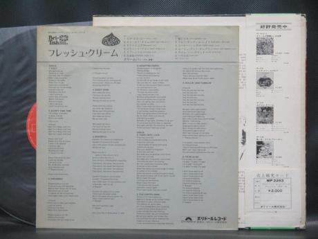 Cream Fresh Cream Japan Early Press LP GREEN OBI