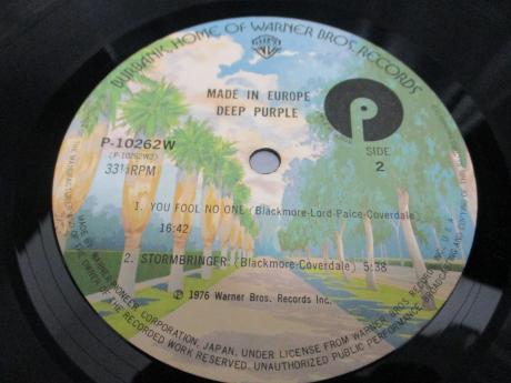 Deep Purple Made in Europe Japan Orig. LP OBI