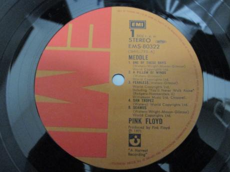 Pink Floyd Meddle Japan EMI ED LP OBI BOOKLET