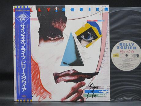 Billy Squier Signs Of Life Japan Orig. LP OBI