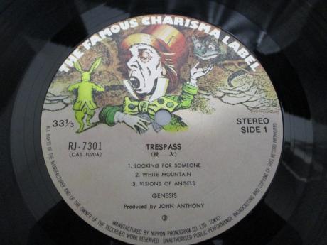 Genesis Trespass Japan Rare LP PURPLE OBI G/F