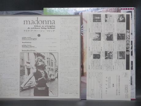Madonna Like A Virgin & Other Big Hits Japan ONLY 4 Track 12” OBI SHRINK
