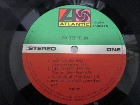 Led Zeppelin 1st Same Title Japan Rare LP BIG POSTER