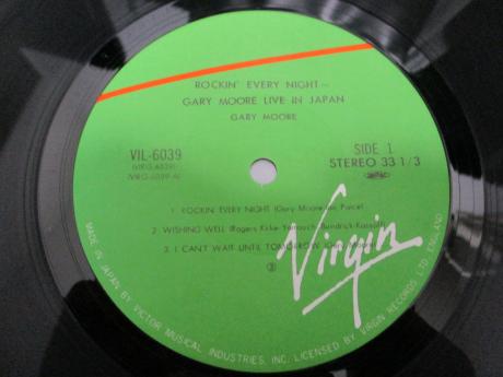 Gary Moore Rockin’ Every Night Live in Japan Japan Orig. LP OBI