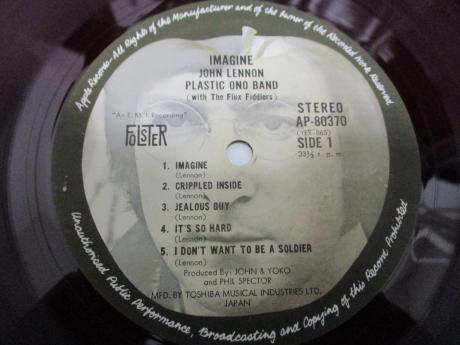 John Lennon Imagine Japan Orig. LP RED WAX