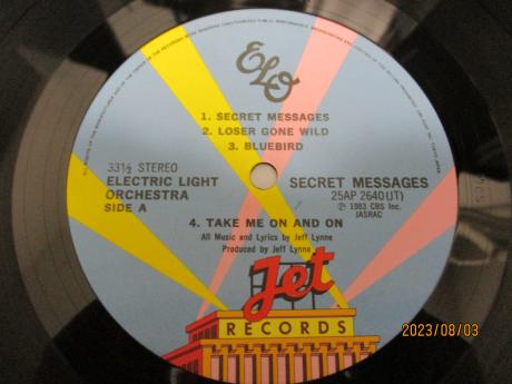 ELO Electric Light Orchestra Secret Messages Japan Orig. LP OBI SHRINK