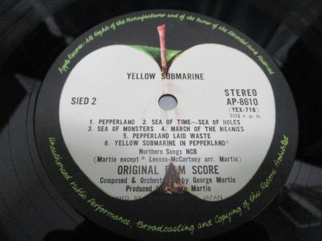 Beatles Yellow Submarine Japan Forever ED LP GREEN OBI