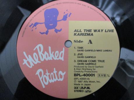 Karizma All The Way Live Japan Orig. PROMO 2LP OBI