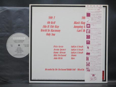 Fleetwood Mac Live In Boston Japan Orig. LP OBI
