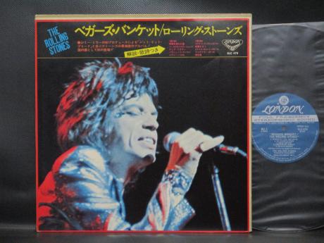 Rolling Stones Beggars Banquet Japan Early Press LP BIG COVER OBI