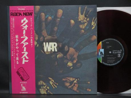 Eric Burdon War 1st Same Title Japan Orig. LP OBI RED WAX
