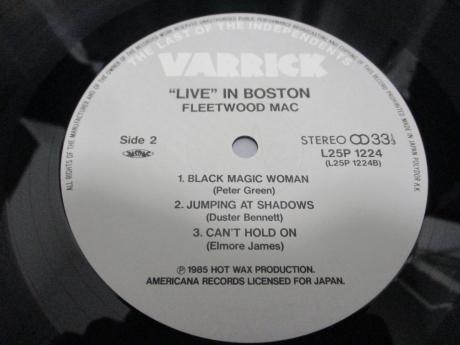 Fleetwood Mac Live In Boston Japan Orig. LP OBI