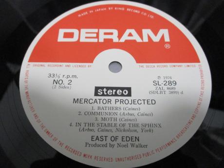 East Of Eden Mercator Projected Japan Rare LP OBI
