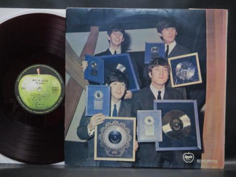 Beatles With the Japan Tour Only Apple 1st Press LP OBI DIF RED WAX