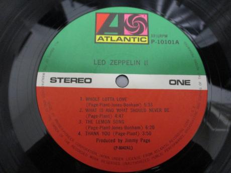 Led Zeppelin 2nd II Japan Rare LP BROWN OBI