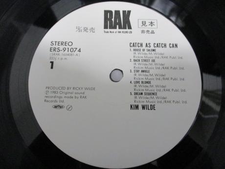 Kim Wilde Catch As Catch Can Japan Orig. PROMO LP OBI WHITE LABEL