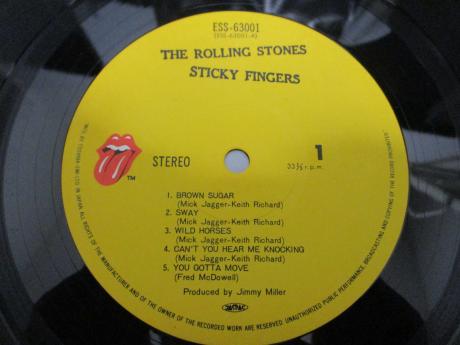 Rolling Stones Sticky Fingers Japan EMI LP OBI ZIPPER COVER