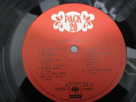 Simon & Garfunkel Pack 20 Japan ONLY LP OBI G/F