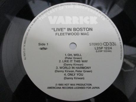 Fleetwood Mac Live In Boston Japan Orig. LP OBI