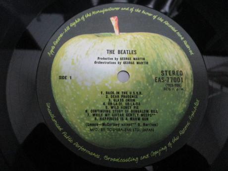 Beatles White Album Japan Flag OBI ED 2LP OBI COMPLETE