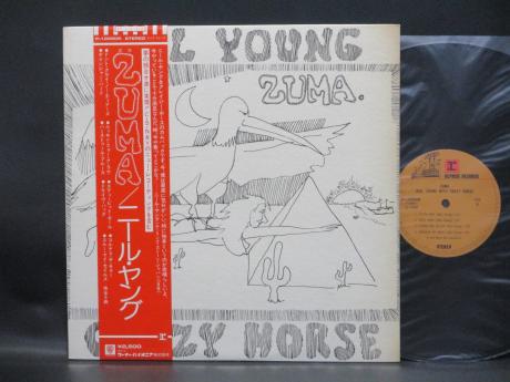 Neil Young Zuma Japan Orig. LP OBI INSERT