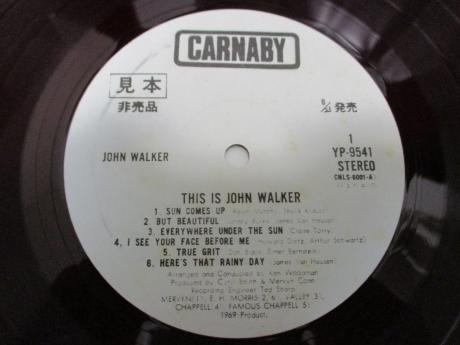John Walker This Is Japan Orig. PROMO LP G/F RED WAX WHITE LABEL
