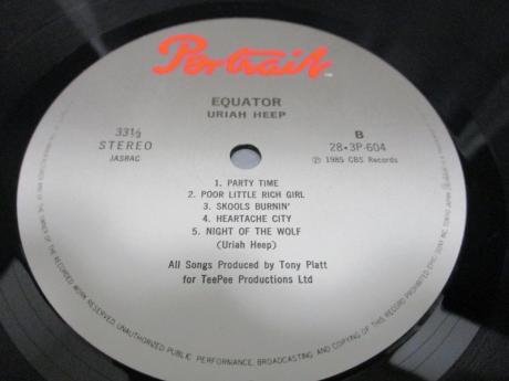 Uriah Heep Equator Japan Orig. LP OBI SHRINK
