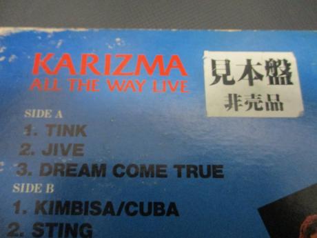 Karizma All The Way Live Japan Orig. PROMO 2LP OBI