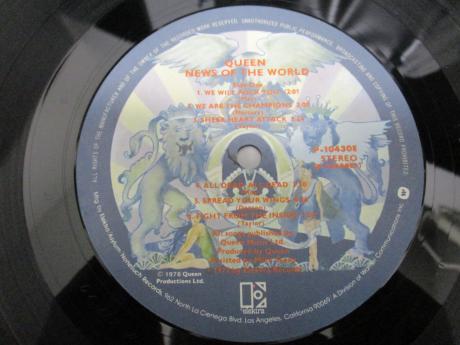 Queen News of the World Japan Orig. LP OBI