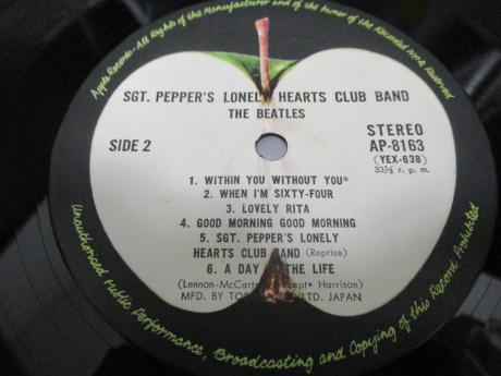 Beatles Sgt. Pepper’s Lonely Hearts Club Band Japan Forever LP GREEN OBI
