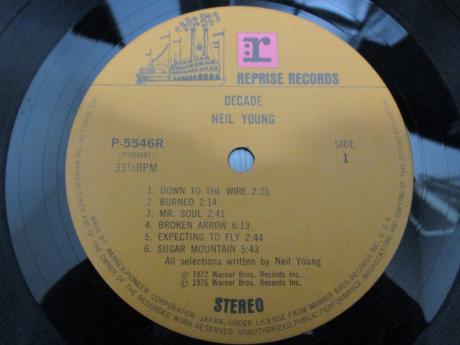 Neil Young Decade Japan Orig. 3LP OBI COMPLETE