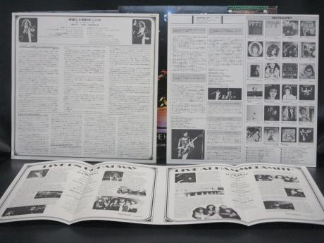 Mott the Hoople Live Japan Orig. LP OBI 3 INSERTS