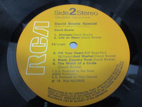 David Bowie Special Japan ONLY COMPILATION 2LP INSERT