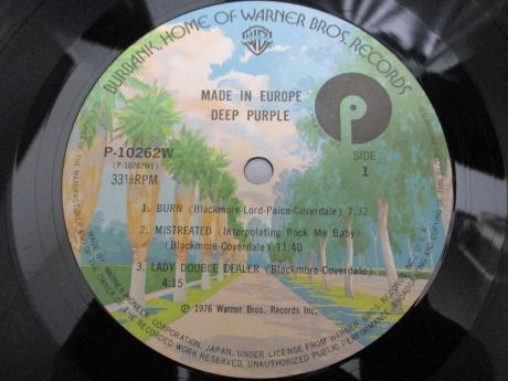 Deep Purple Made in Europe Japan Orig. LP OBI