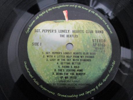 Beatles Sgt. Pepper’s Lonely Hearts Club Band Japan Forever ED LP GREEN OBI