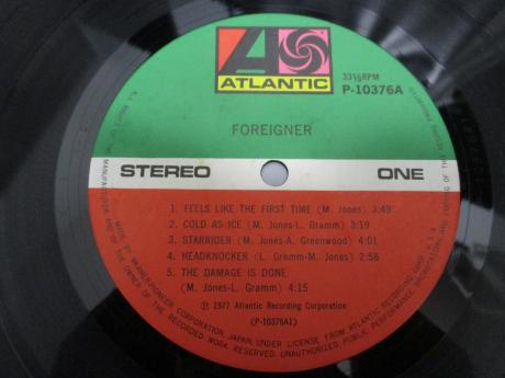Foreigner 1st Same Title Japan Orig. LP OBI