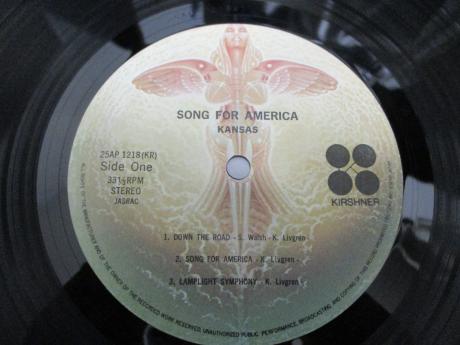 Kansas Song For America Japan Rare LP RED OBI