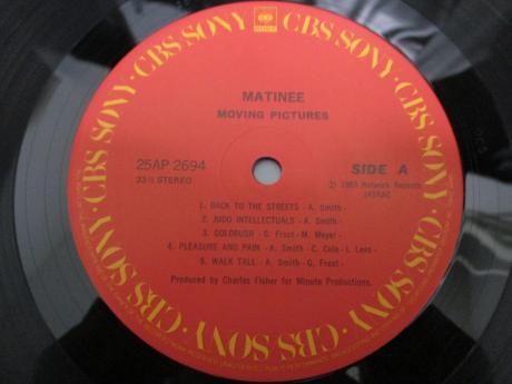 Moving Pictures Matinee Japan Orig. LP CAP OBI SHRINK