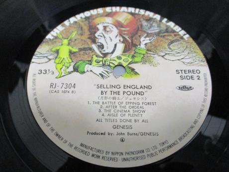 Genesis Selling England by the Pound Japan Rare LP PURLE OBI