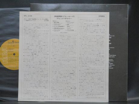 David Bowie Heroes Japan Rare LP INSERT